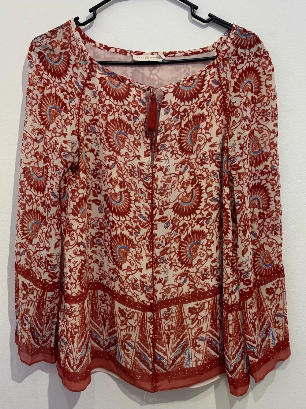 Tory Burch Size 6 Silk Blouse